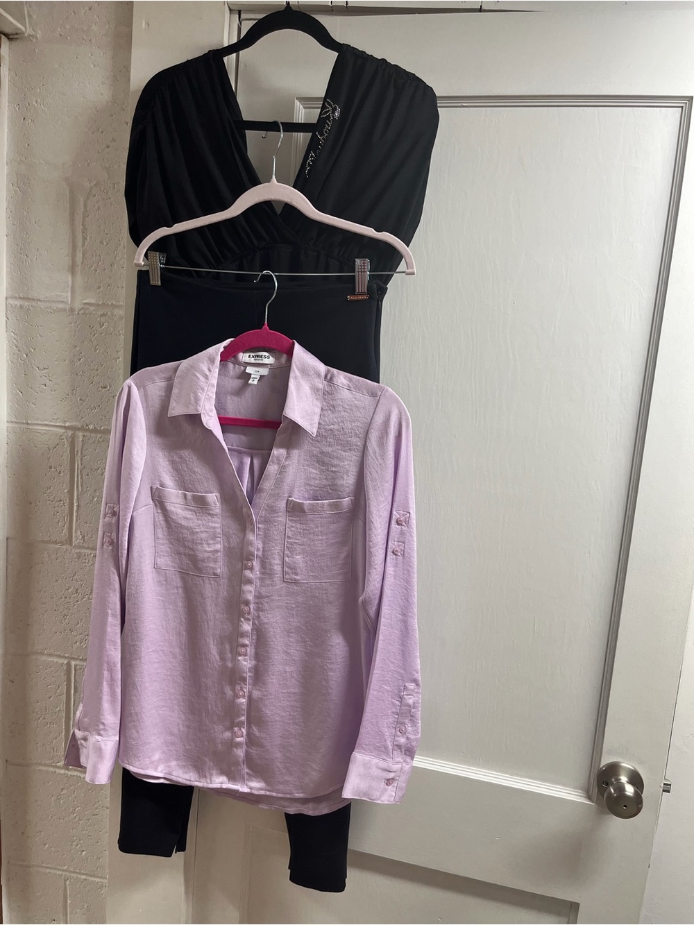 3 pc bundle. Fabletics Black Women's Pants/2 tops